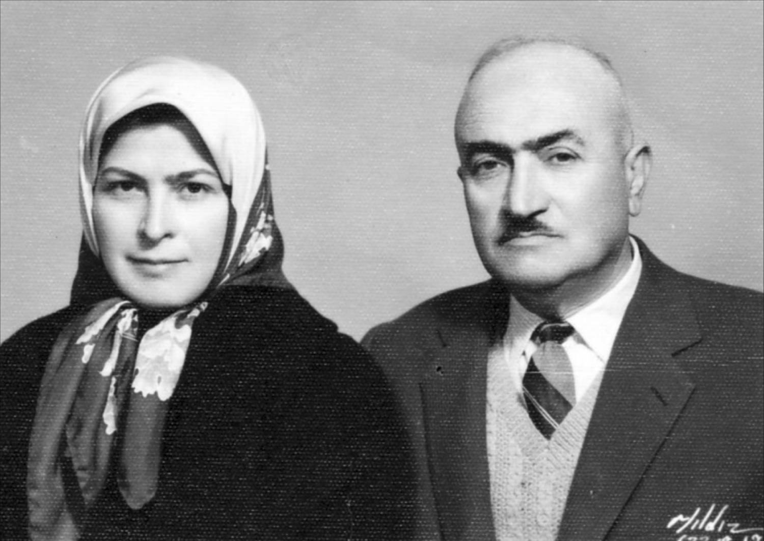Babaanne und Großvater, Bursa, um 1960